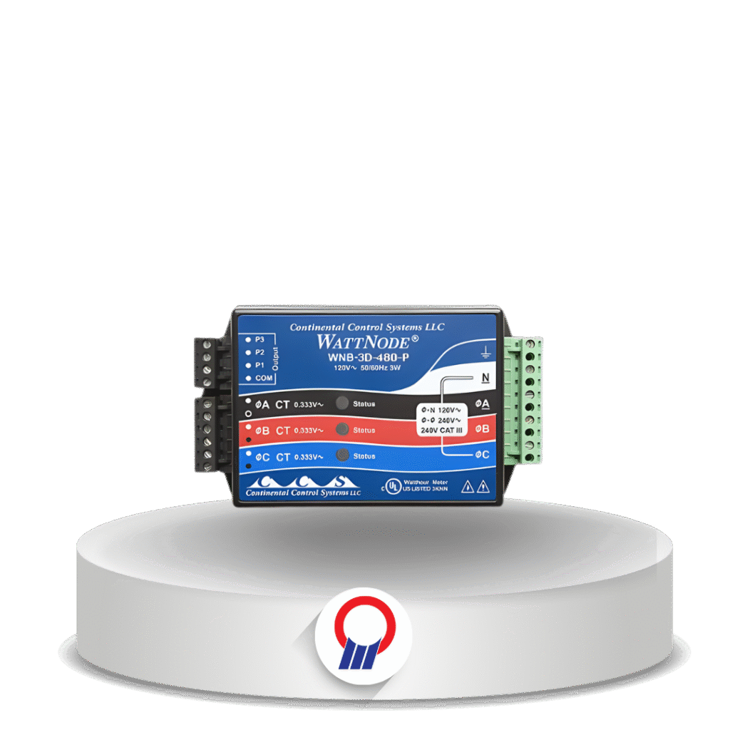 WattNode 480 VAC 3-phase Delta/Wye kWh Transducer Sensor