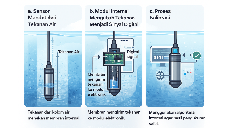 Cara kerja water level - taharica