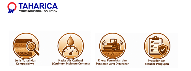 faktor yang mempengaruhi uji kepadatan tanah - TAHARICA